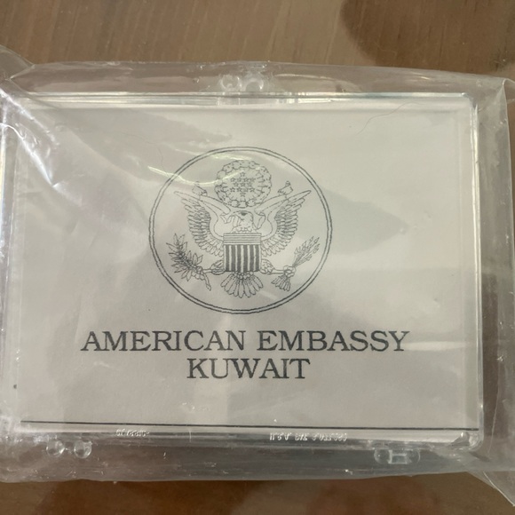 American Embassy Kuwait Playing cards new in Package - Picture 1 of 3